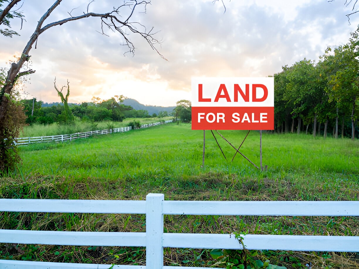 sale the land totay